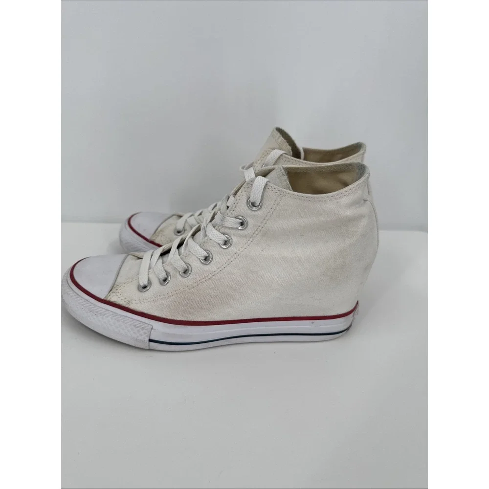 Converse Chuck Taylor All*Star Lux Hidden Heel Wedge Women's‎ Size 8 Rare - Picture 5 of 13